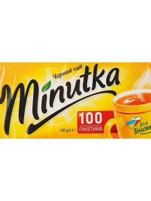 Чай чорний Minutka 100 пак.