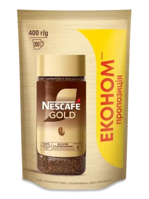 Кава Nescafe Голд розчинна 400 г