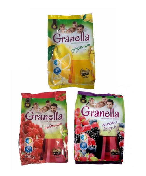 Чай гранульований Granella (Гранелла) зі смаком лимона 400 г Польща
