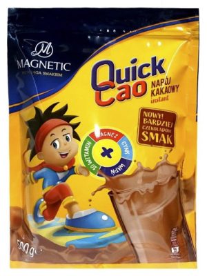 Какао-напій Magnetic Квік Као Quick Cao з вітамінами натуральний для дітей 500 г