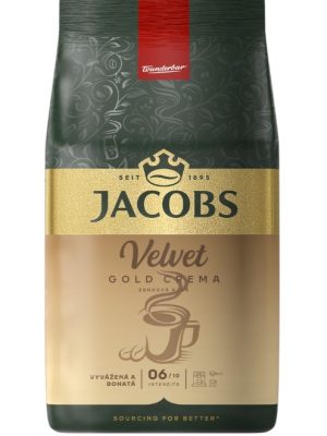 Оригінал! Кава в зернах Jacobs Cafe Crema Gold 1000г, Німеччина