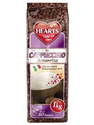 Кава капучіно амаретто розчинний Hearts Capuccino Amaretto, 1кг.
