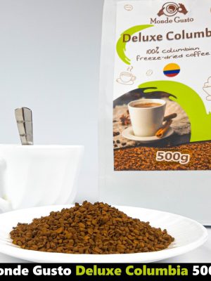 Розчинна сублімована кава без кислинки Monde Gusto Deluxe Columbia 500 g