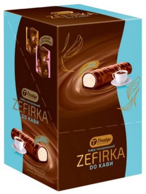 Зефір Престиж Зефір глазурований "Zefirka до кави" зі смаком крем-брюле 240 г